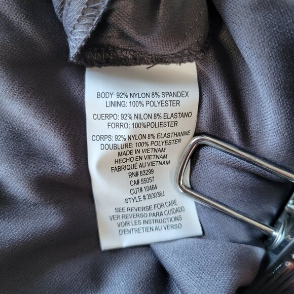 Blu Sage Slate Black Formal Sequins Dress, Sz 4, V-Neck, Lace ¾ Sleeve, EUC - Picture 6 of 9